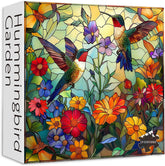 Colorida Flower Hummingbird Rijorista 1000 piezas